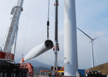 Instalación de aerogeneradores en Soria, energía renovable y sostenible.