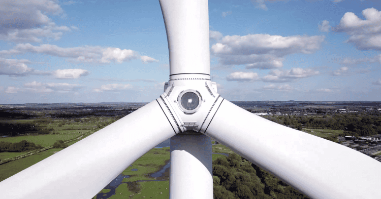 Eólica, parque eólico, aerogenerador en Soria, energía renovable y sostenible.