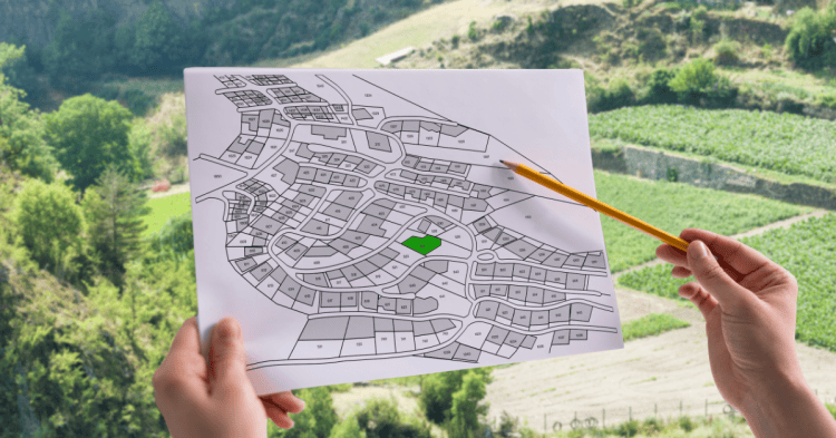 Plano de urbanización en Soria con enfoque en inversión y planificación territorial.